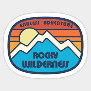 Rocky Mountain Silhouettes Sticker